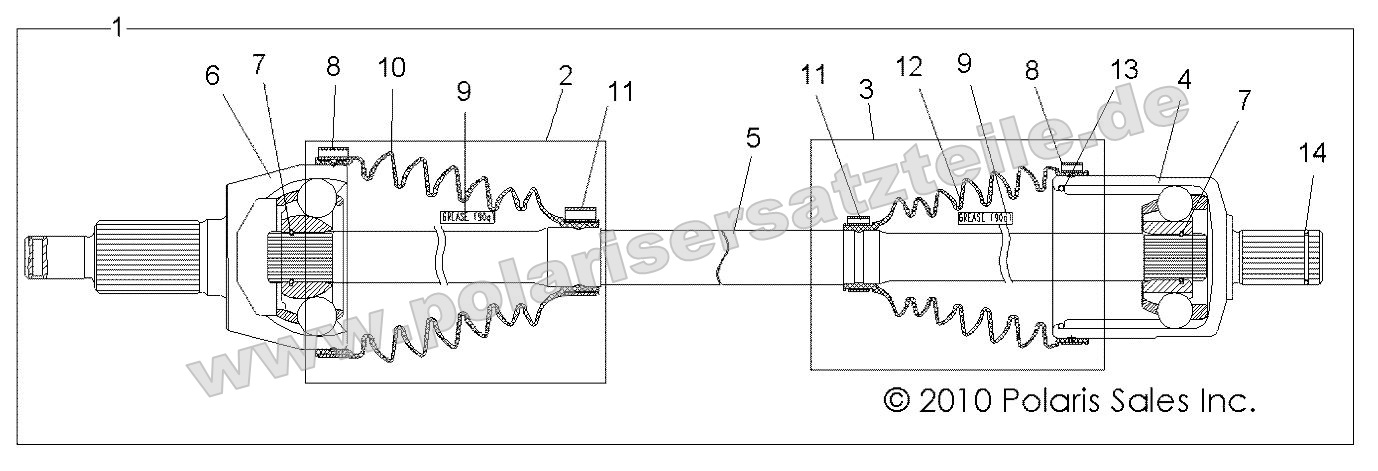 Drive Train, Front Drive Shaft