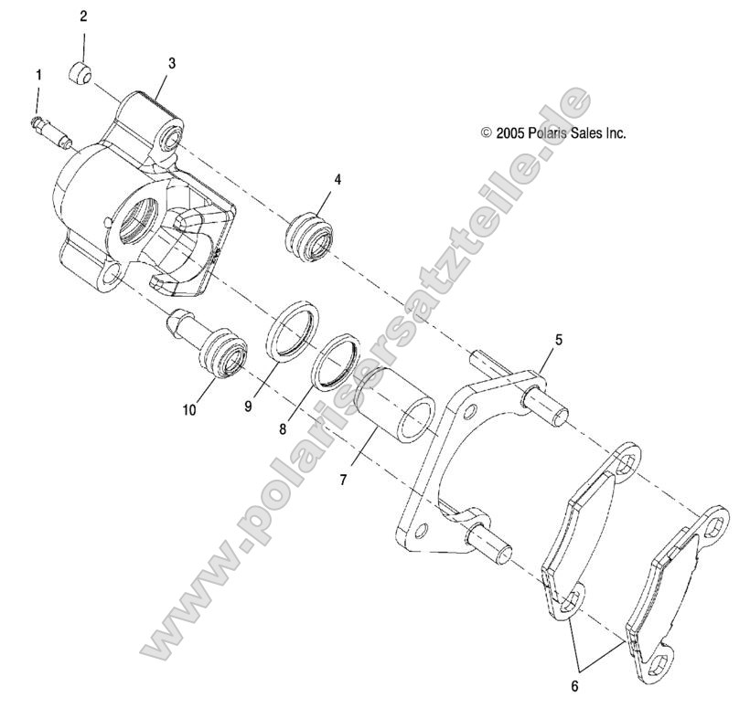 BRAKES, REAR CALIPER BRAKES, REAR CALIPER