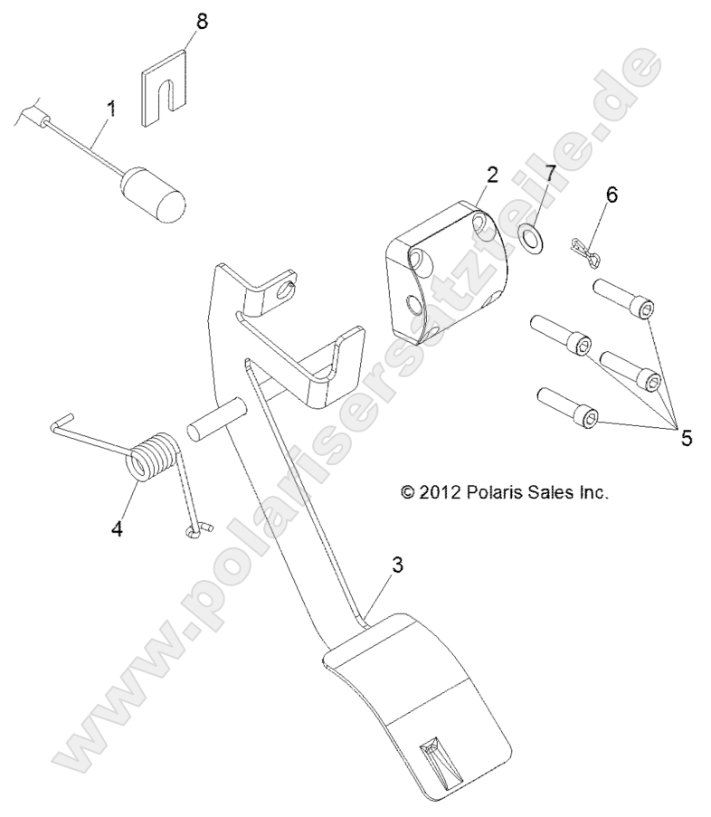 Engine, Throttle Pedal Engine, Throttle Pedal