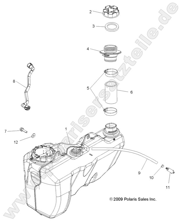 BODY, FUEL TANK BODY, FUEL TANK