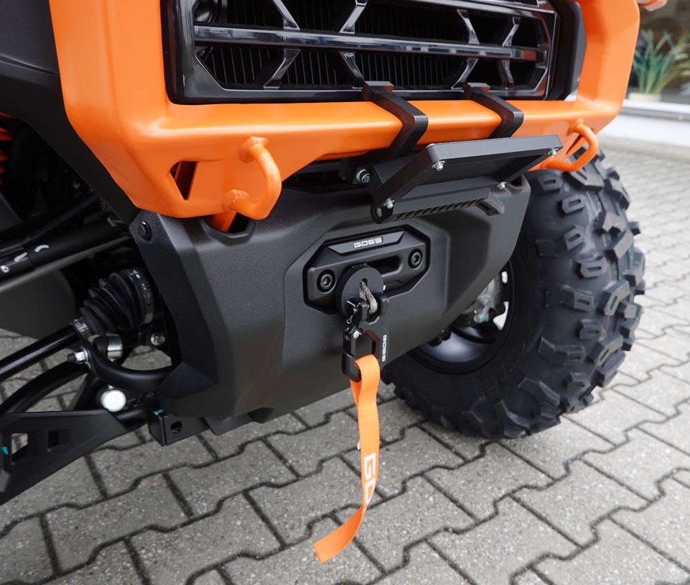 TMP Kennzeichenhalter vorne / Nummernschildhalterung klappbar #2 - GOES Terrox 1000 Touring 2025-