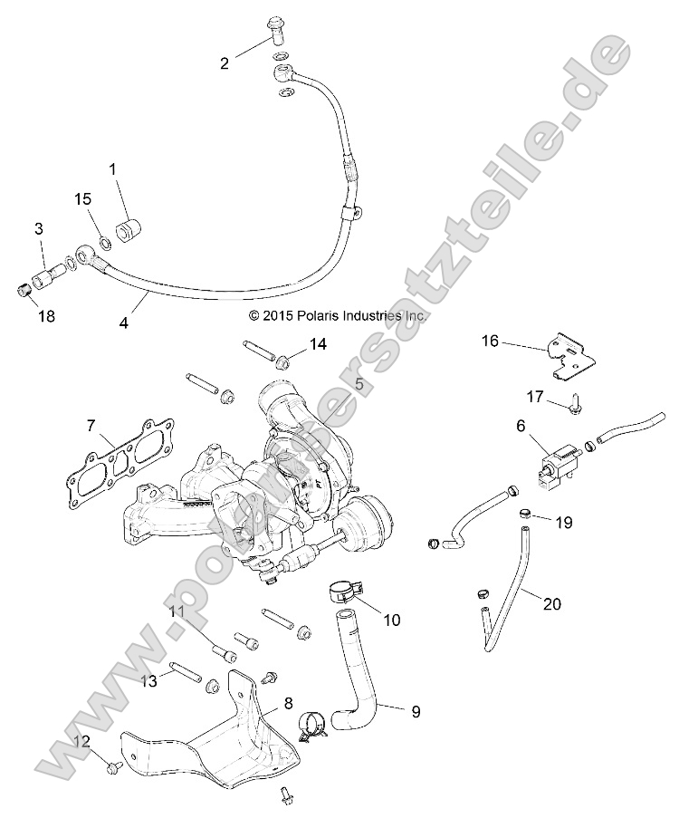 Engine, Turbo Charger Mounting Engine, Turbo Charger Mounting