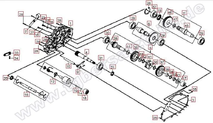 Getriebe-Getriebedeckel Getriebe-Getriebedeckel