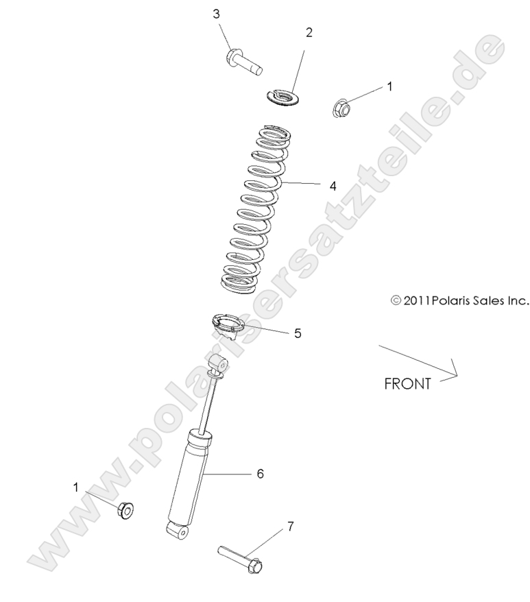 SUSPENSION, FRONT SHOCK MOUNTING SUSPENSION, FRONT SHOCK MOUNTING