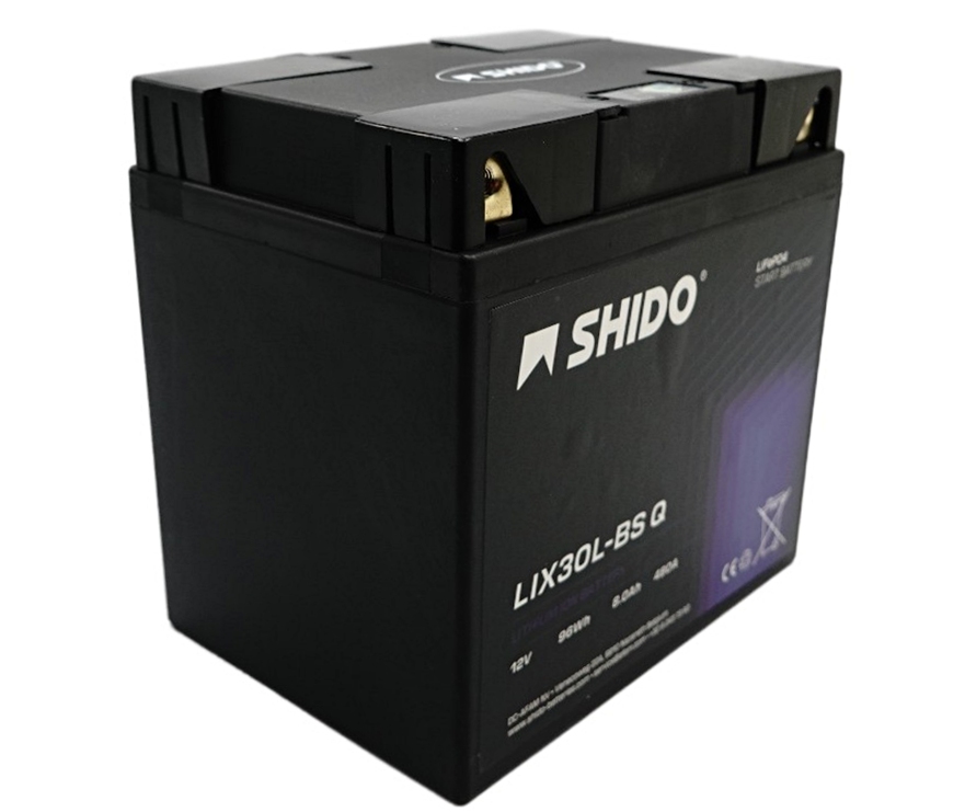 Shido LIX30L-BS Q Lithium Ionen Batterie 12V LiFePO4 (YTX30L-BS YIX30L-BS 53030) Shido LIX30L-BS Q Lithium Ionen Batterie 12V LiFePO4 (YTX30L-BS YIX30L-BS 53030)