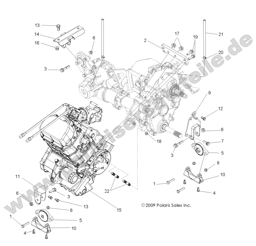 ENGINE, TRANSMISSION MOUNTING ENGINE, TRANSMISSION MOUNTING