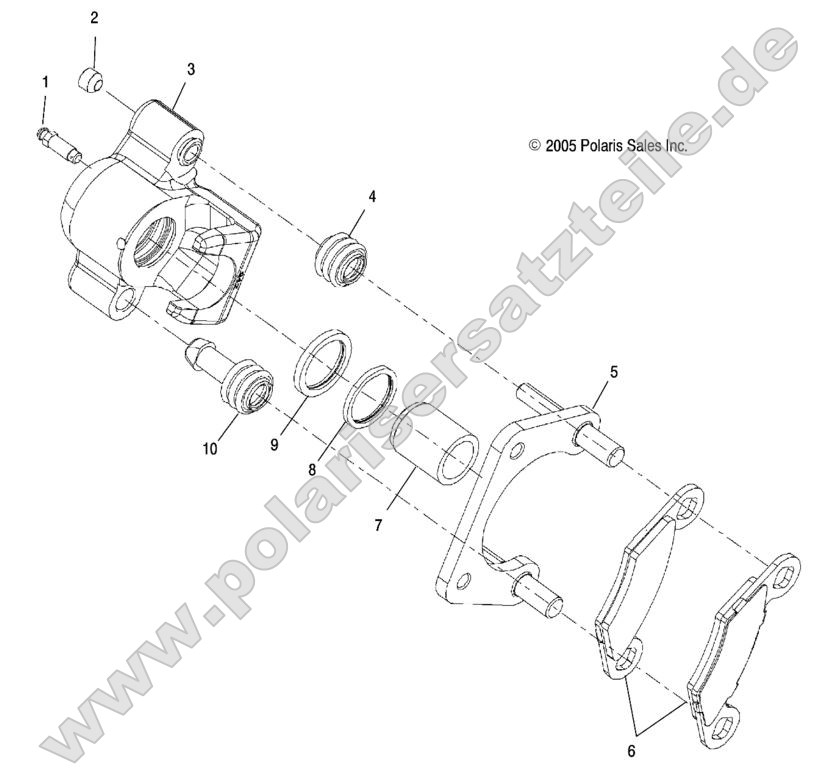 BRAKES, REAR CALIPER BRAKES, REAR CALIPER