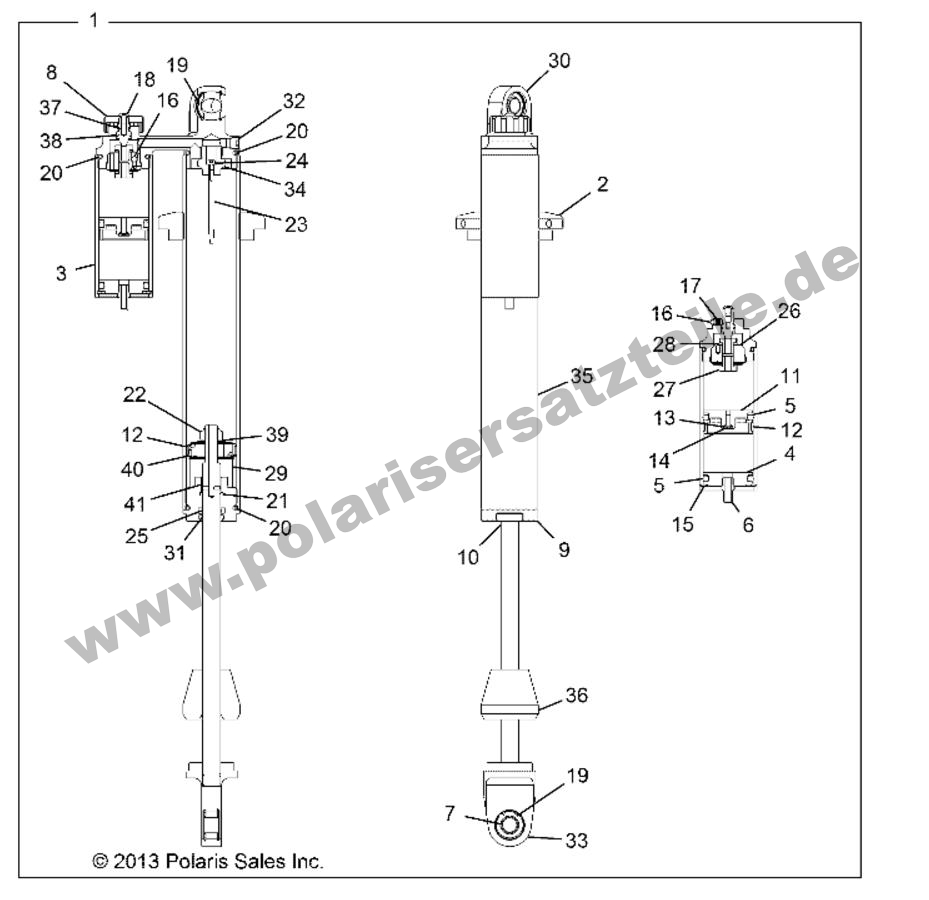 SUSPENSION, FRONT SHOCK SUSPENSION, FRONT SHOCK