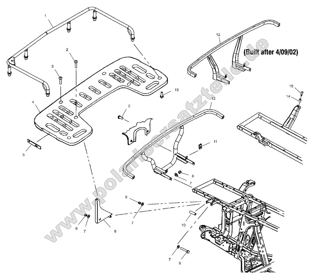 Rear Rack Mounting (if built before 9/03/01) Rear Rack Mounting (if built before 9/03/01)