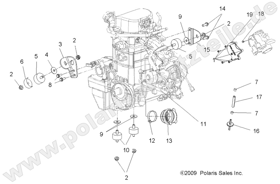 ENGINE, MOUNTING ENGINE, MOUNTING