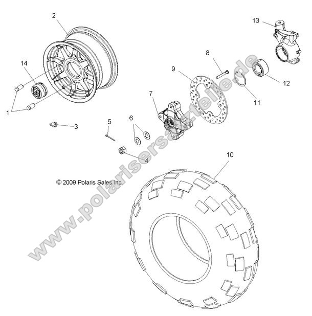 WHEELS, FRONT