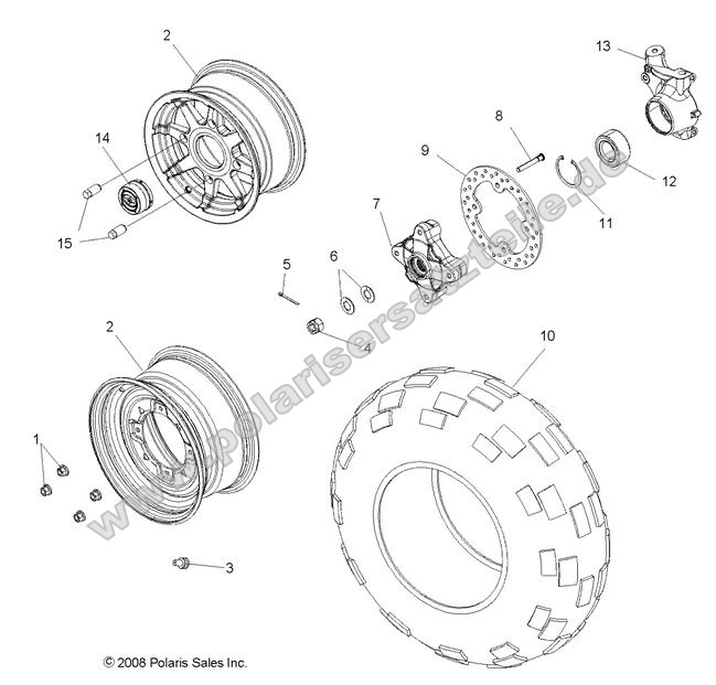 WHEELS, FRONT