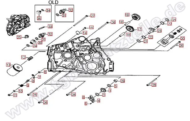 Motorgeäuse links (1)