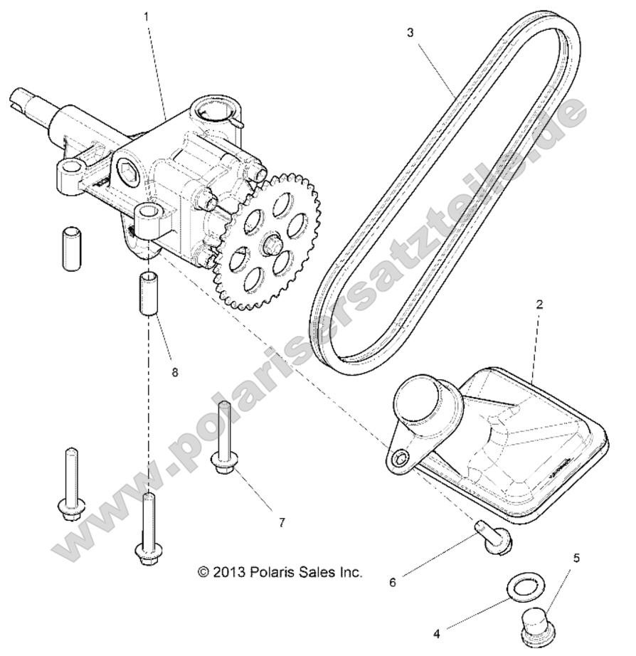 ENGINE, OIL PUMP ENGINE, OIL PUMP
