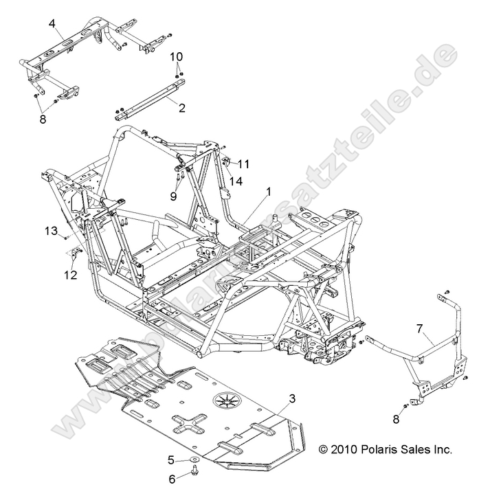 CHASSIS, MAIN FRAME and SKID PLATE CHASSIS, MAIN FRAME and SKID PLATE
