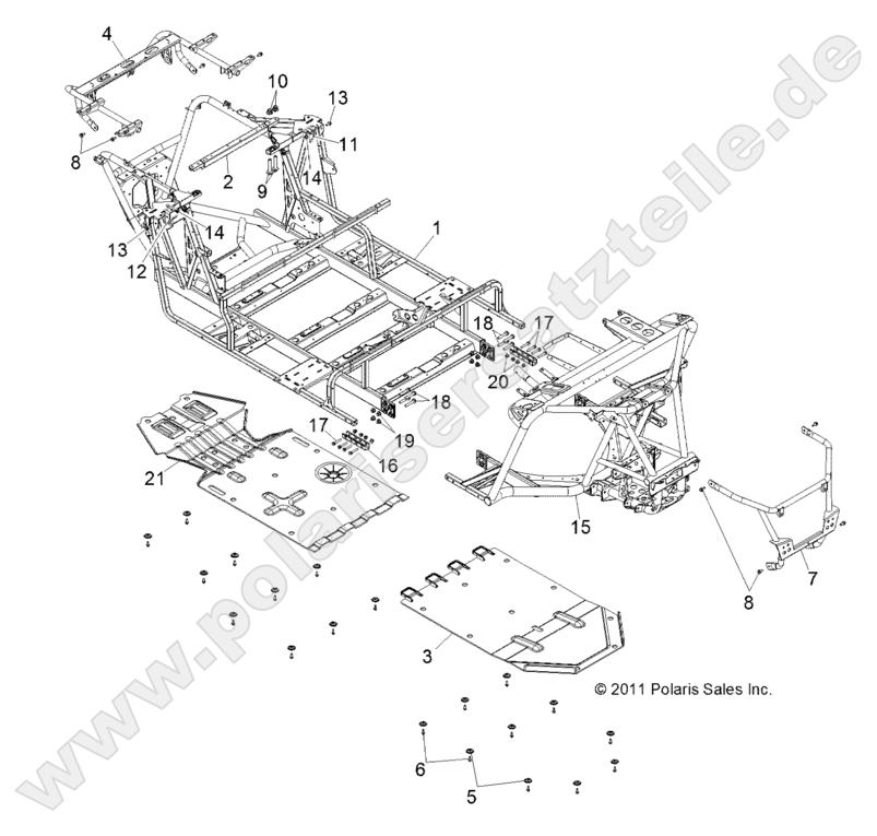 CHASSIS, MAIN FRAME and SKID PLATE CHASSIS, MAIN FRAME and SKID PLATE