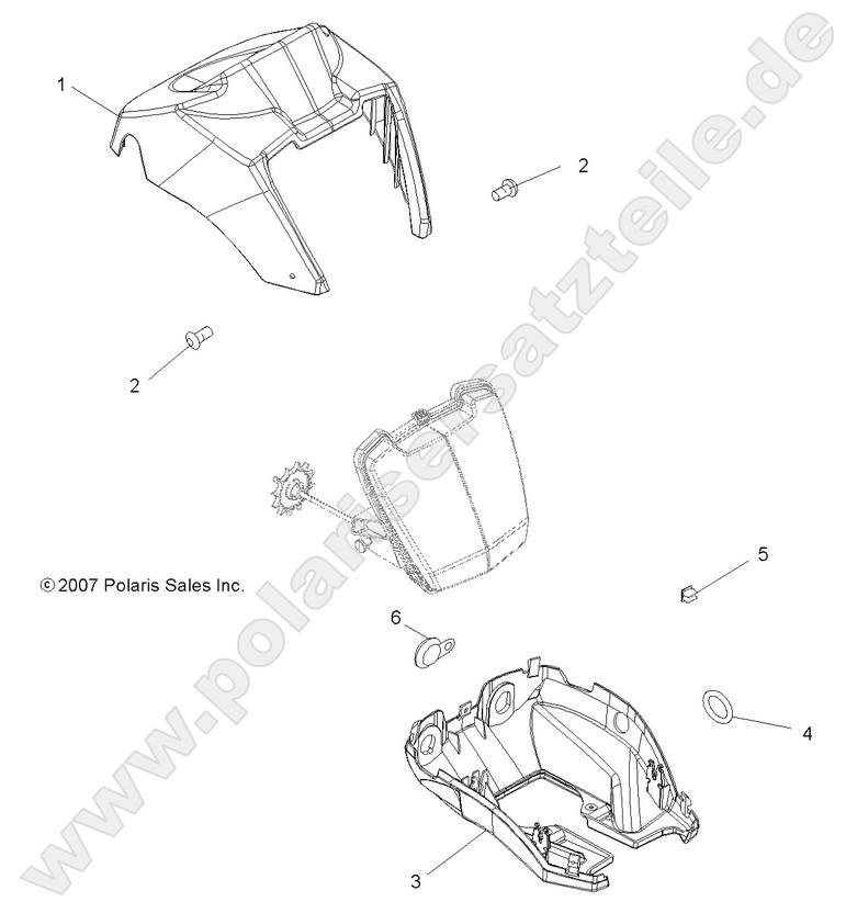 BODY, HEADLIGHT POD