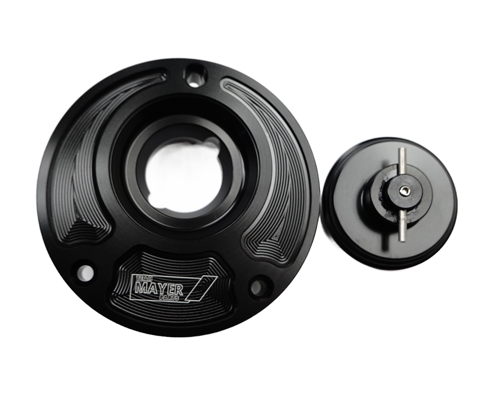 TMP Racing Tankdeckel schwarz 3 Loch Verschraubung - Yamaha TMP Racing Tankdeckel schwarz 3 Loch Verschraubung - Yamaha