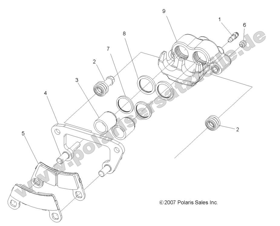 BRAKES, FRONT CALIPER BRAKES, FRONT CALIPER