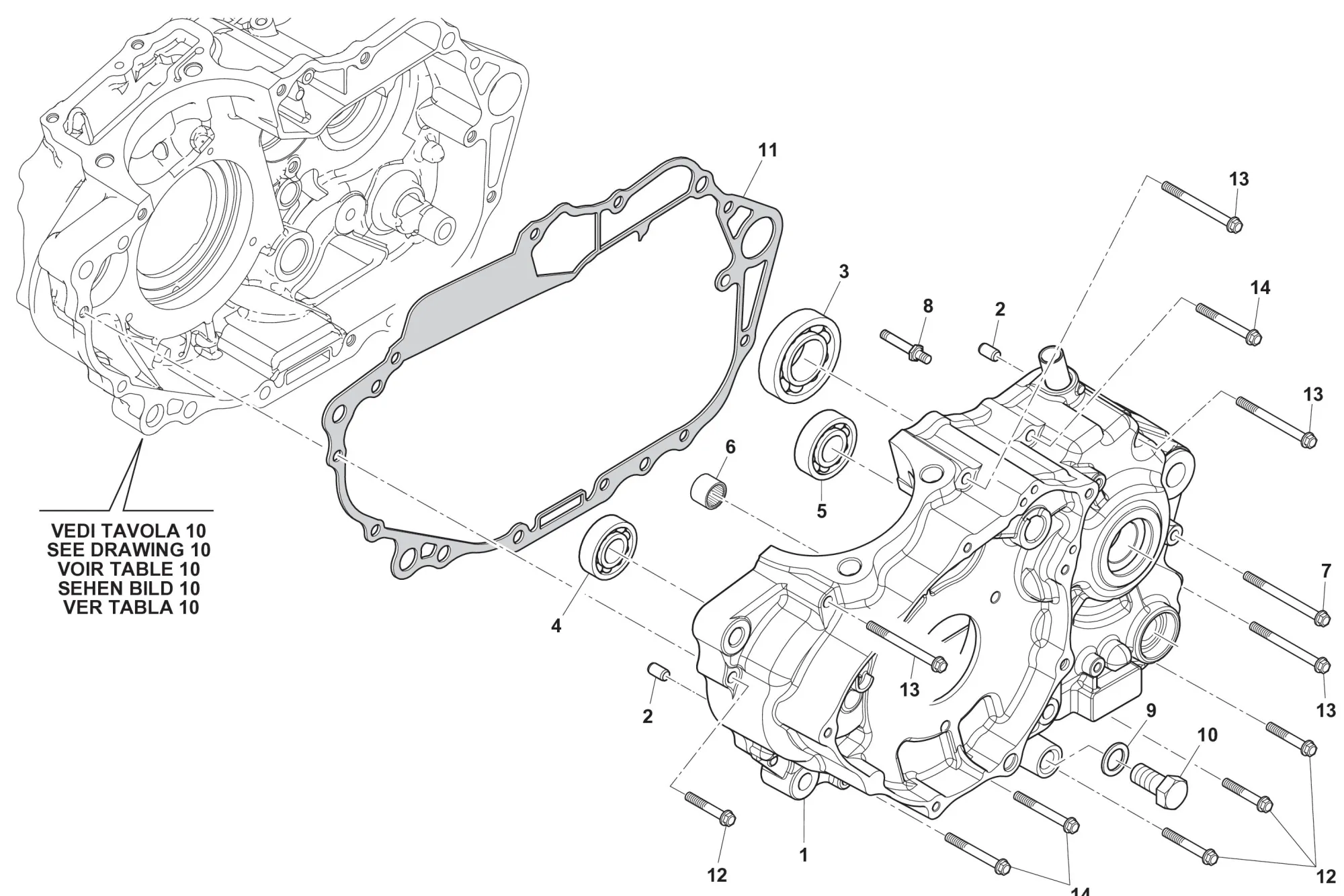 Motorgehäuse Motorgehäuse