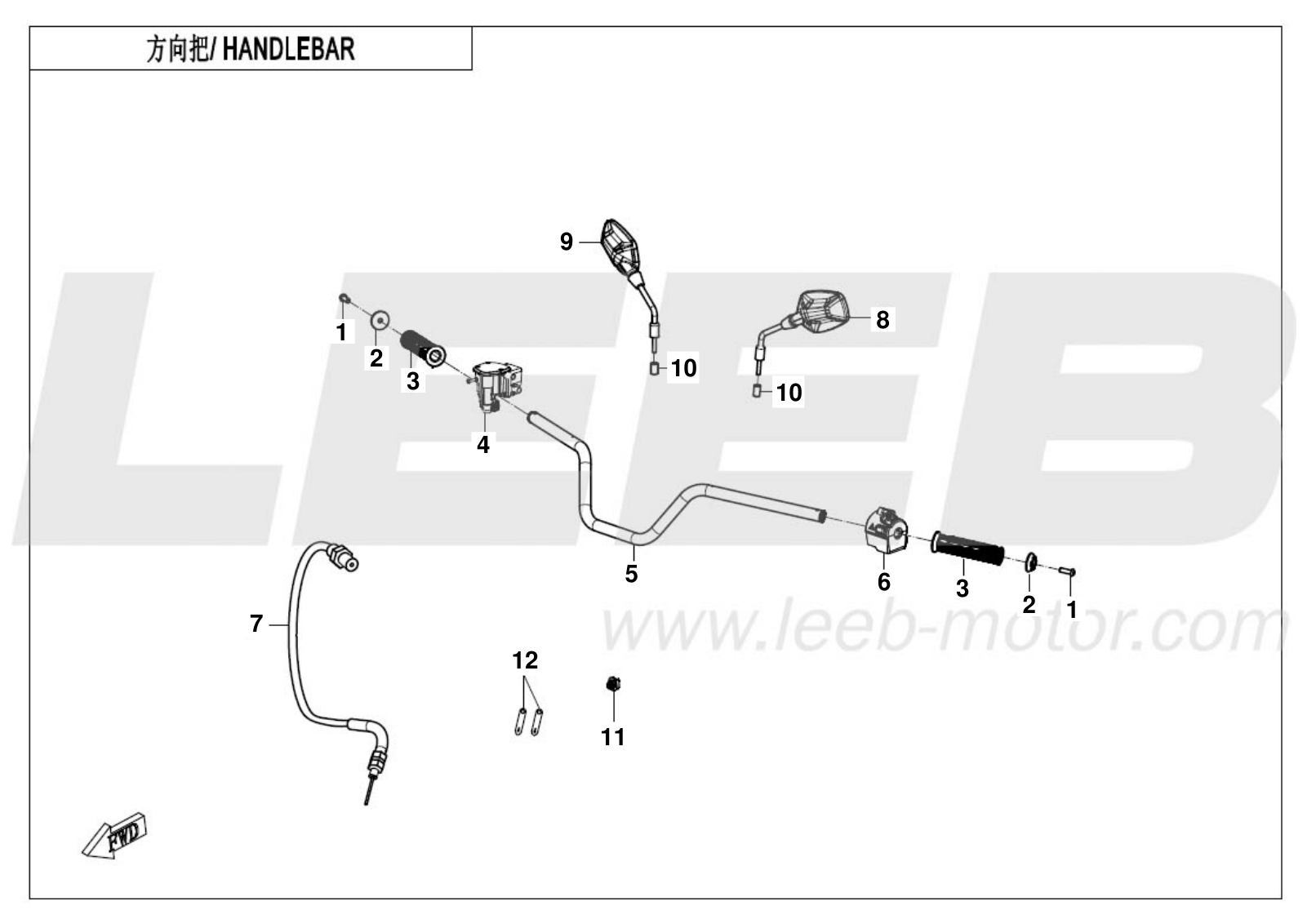 F10-1 HANDLEBAR