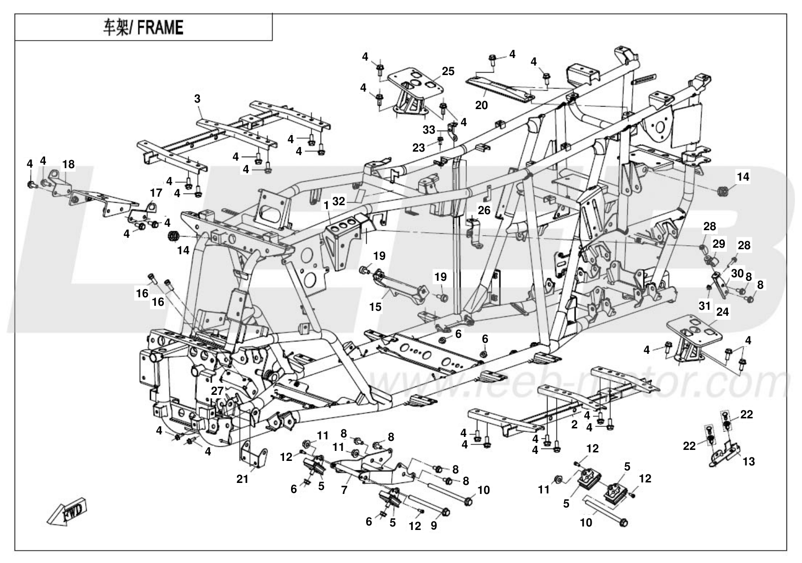 F03-V6 FRAME F03-V6 FRAME