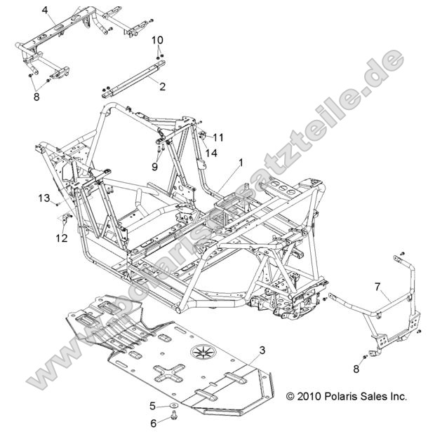 CHASSIS, MAIN FRAME and SKID PLATE