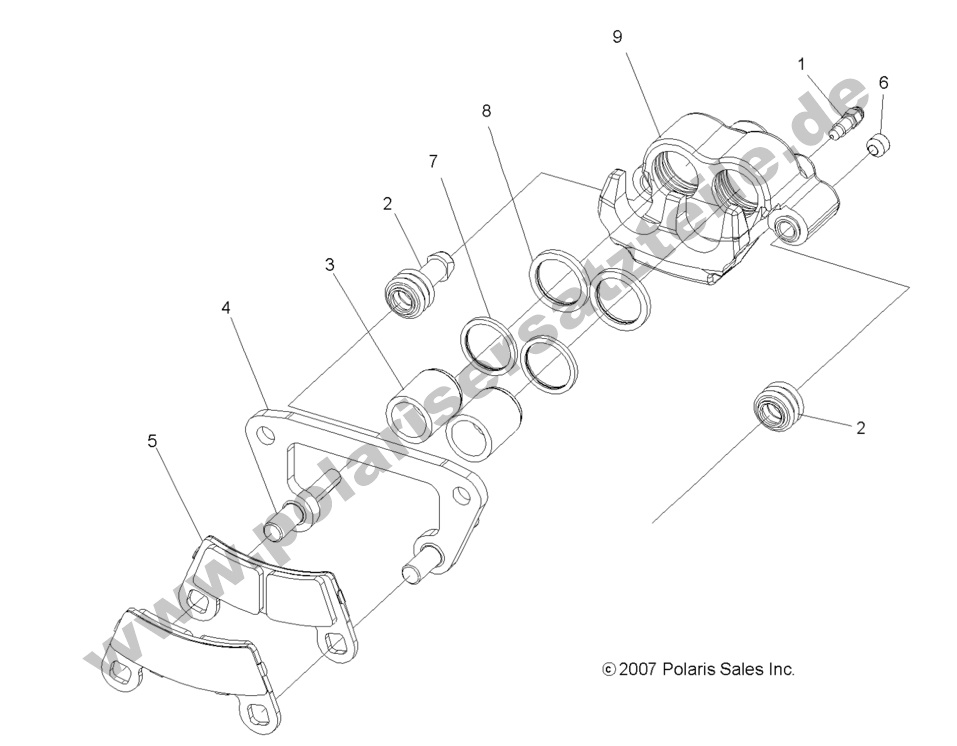 BRAKES, FRONT CALIPER BRAKES, FRONT CALIPER