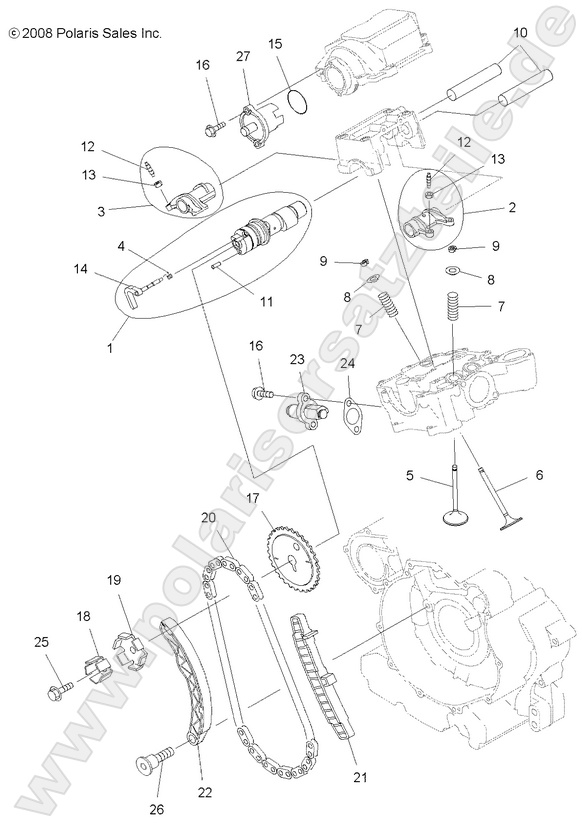 ENGINE, VALVES and CAMSHAFT