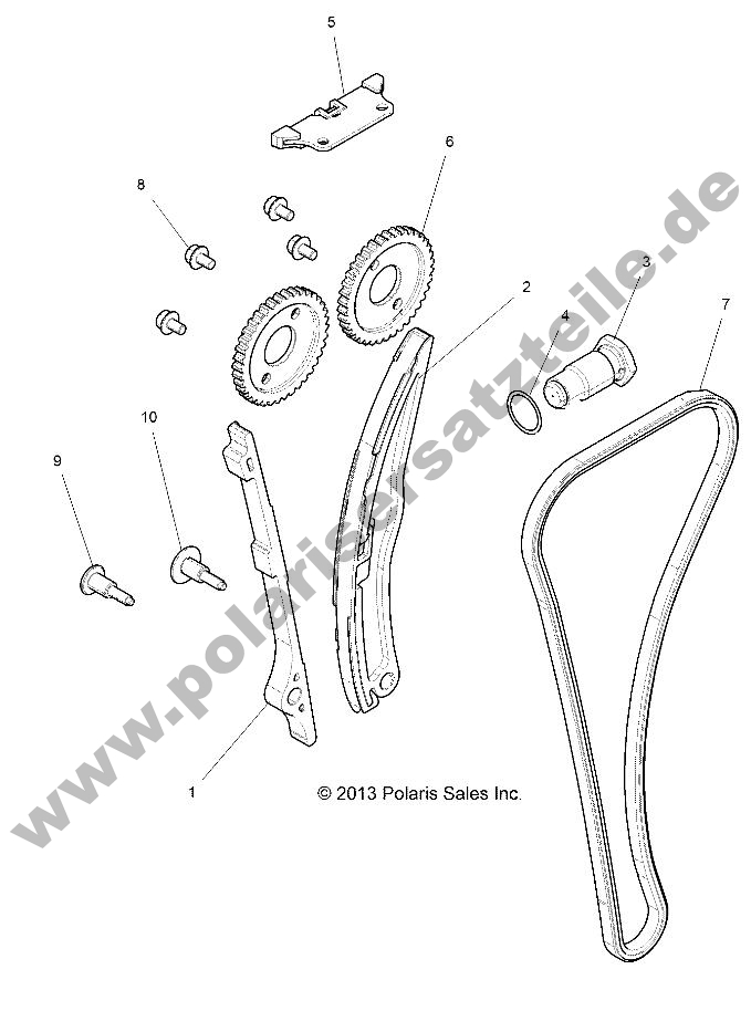 ENGINE, CAM CHAIN AND TENSIONER ENGINE, CAM CHAIN AND TENSIONER