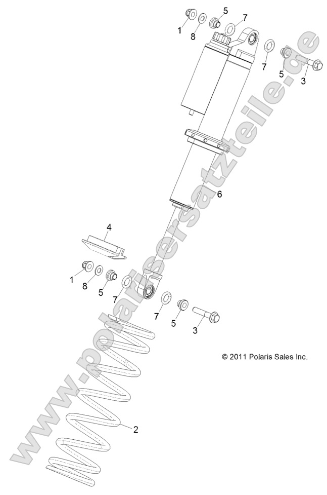 SUSPENSION, FRONT SHOCK MOUNTING SUSPENSION, FRONT SHOCK MOUNTING