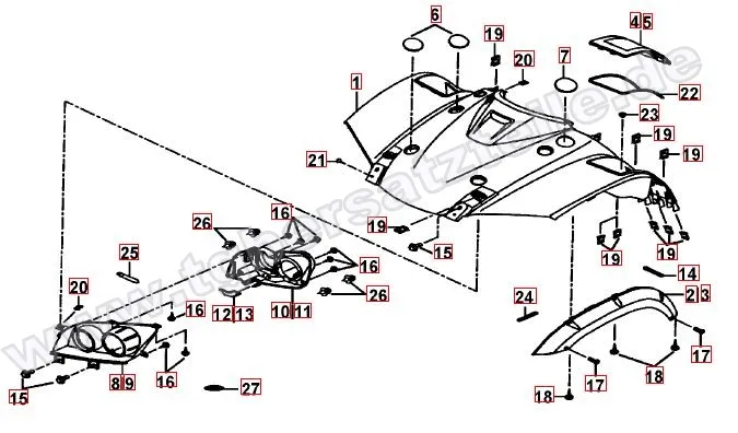 Frontverkleidung Frontverkleidung