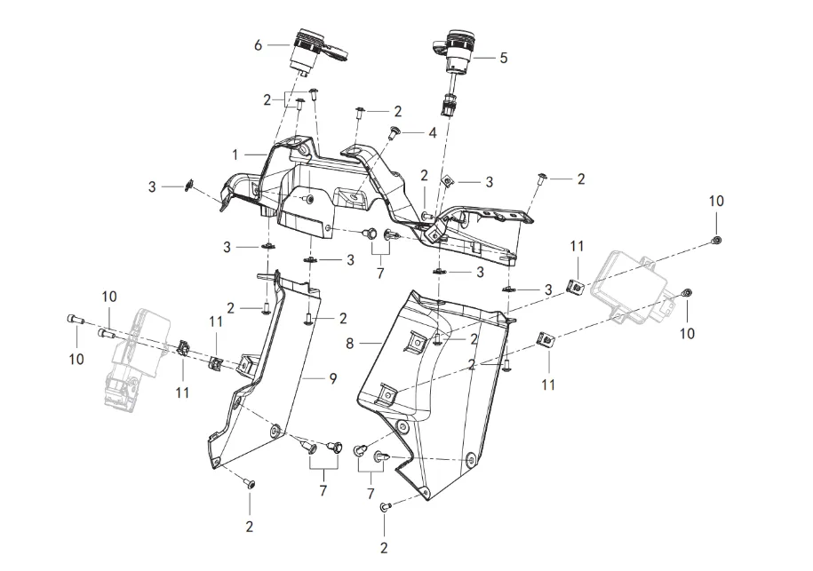 Tachoverkleidung Tachoverkleidung