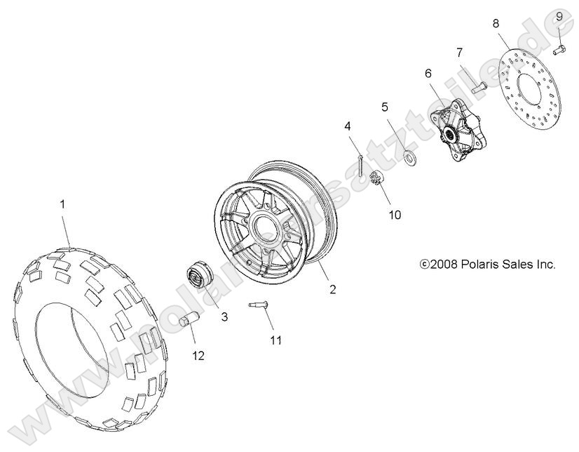 WHEELS, FRONT WHEELS, FRONT