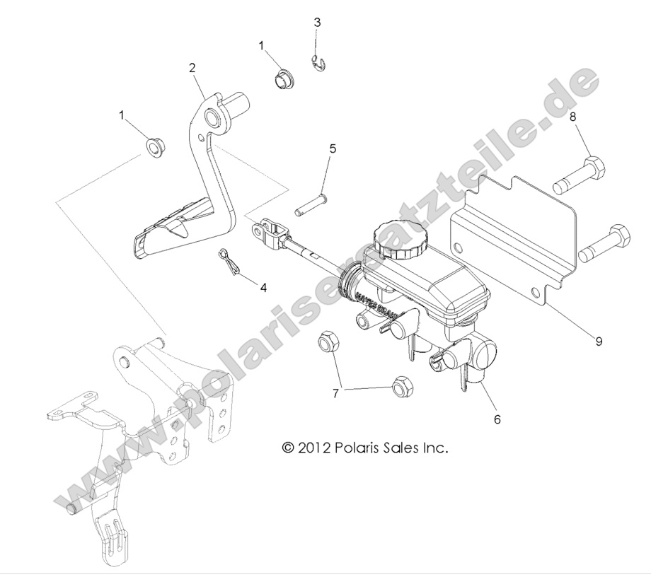 BRAKES, PEDAL and MASTER CYLINDER BRAKES, PEDAL and MASTER CYLINDER