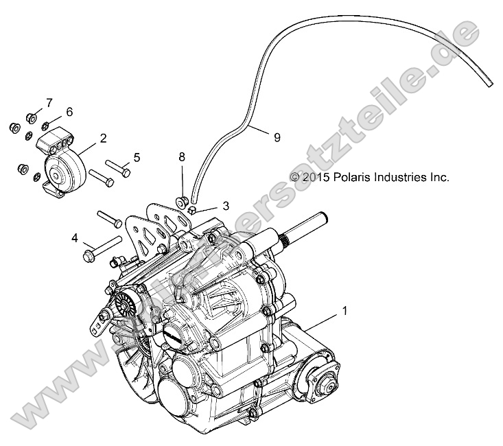 Drive Train, Main Gearcase Mounting Drive Train, Main Gearcase Mounting