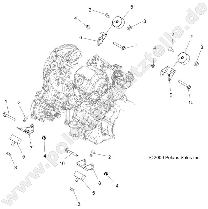 ENGINE, MOUNTING ENGINE, MOUNTING