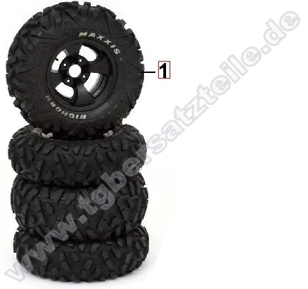 Reifensatz mit Felgen Maxxis Bighorn Reifensatz mit Felgen Maxxis Bighorn