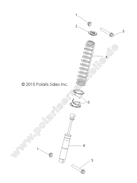 SUSPENSION, REAR SHOCK MOUNTING SUSPENSION, REAR SHOCK MOUNTING