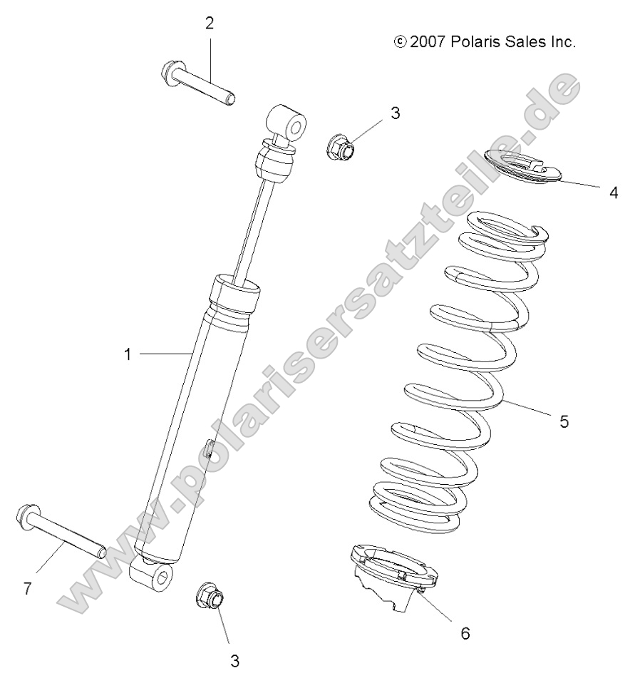 Suspension, Shock, Rear