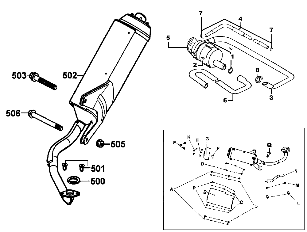 Auspuff & Sekundärluftsystem Auspuff & Sekundärluftsystem