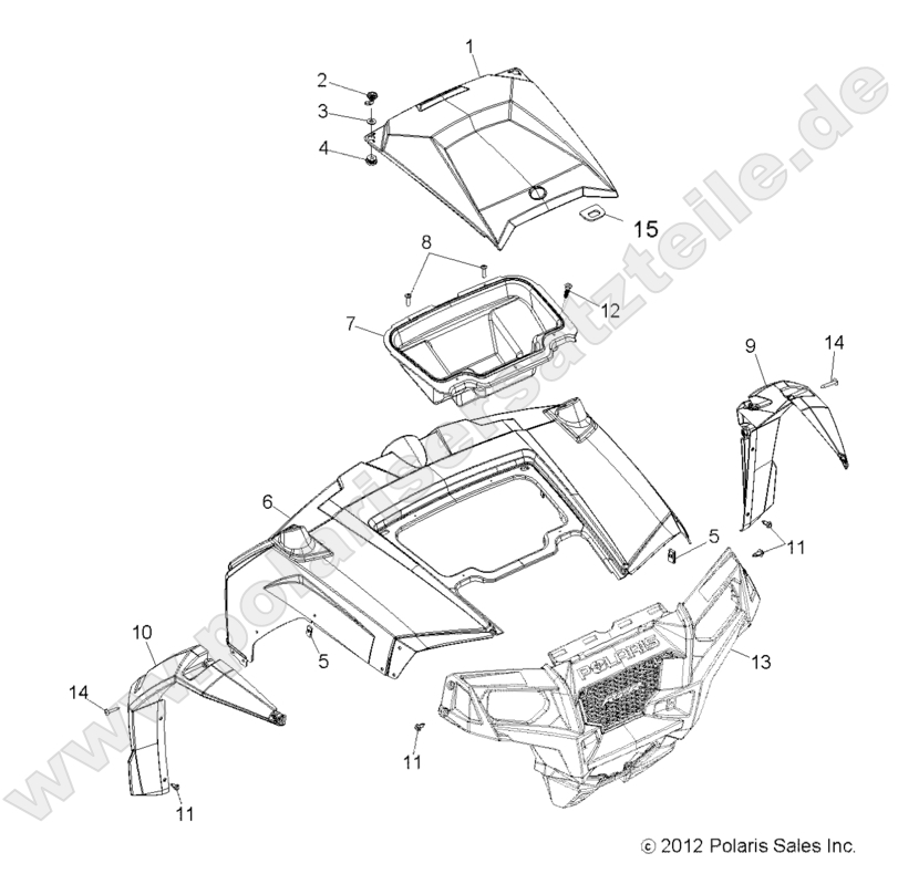 BODY, HOOD and FRONT BODY BODY, HOOD and FRONT BODY