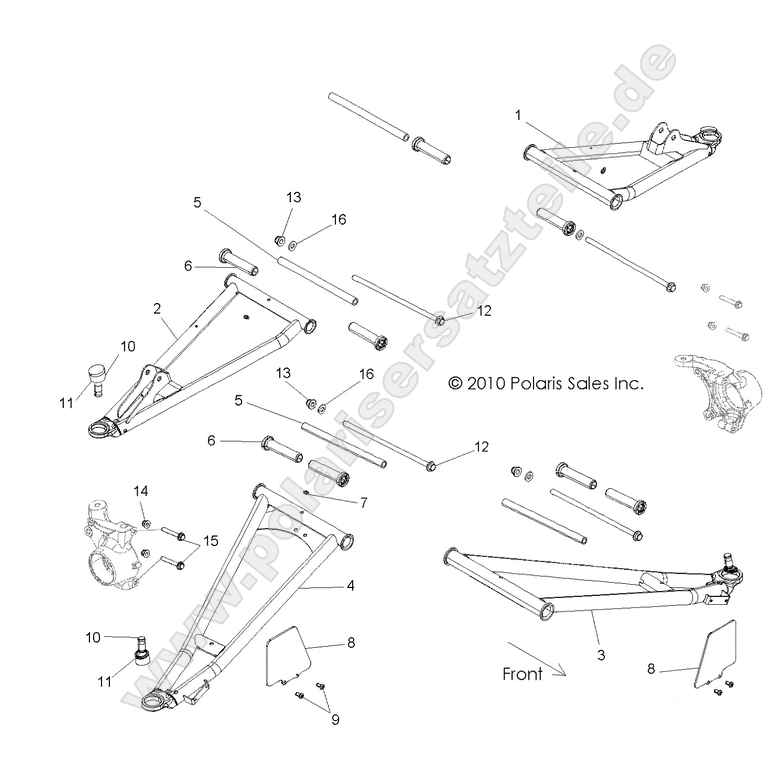 SUSPENSION, FRONT CONTROL ARMS SUSPENSION, FRONT CONTROL ARMS