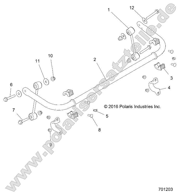 Suspension, Stabilizer Bar, Rear Suspension, Stabilizer Bar, Rear