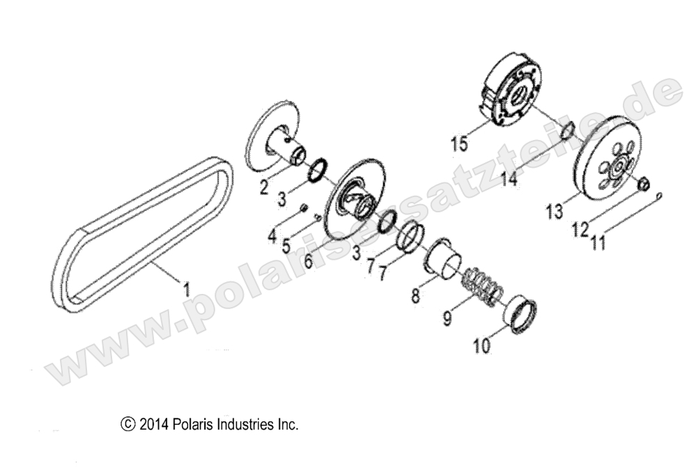 DRIVE TRAIN, CLUTCH, SECONDARY DRIVE TRAIN, CLUTCH, SECONDARY