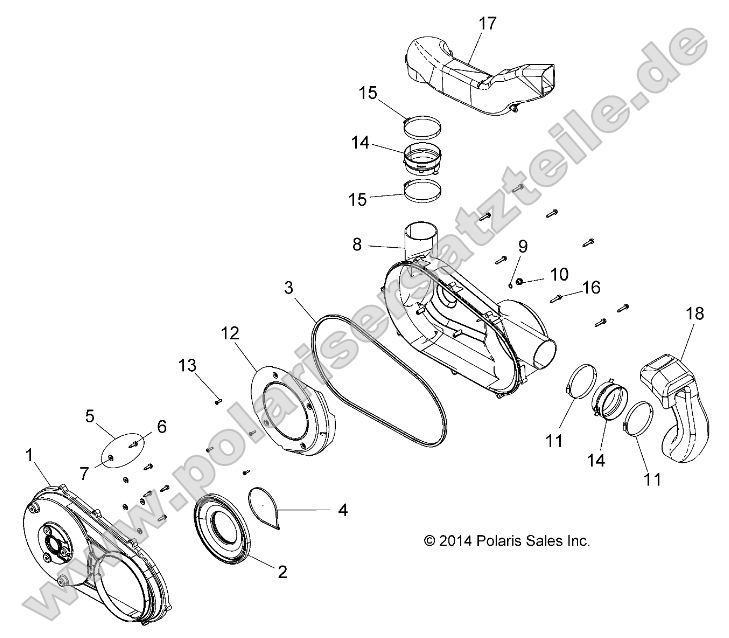 Body, Clutch Cover