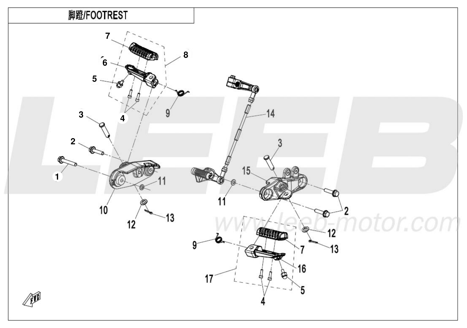 F14 FOOTREST
