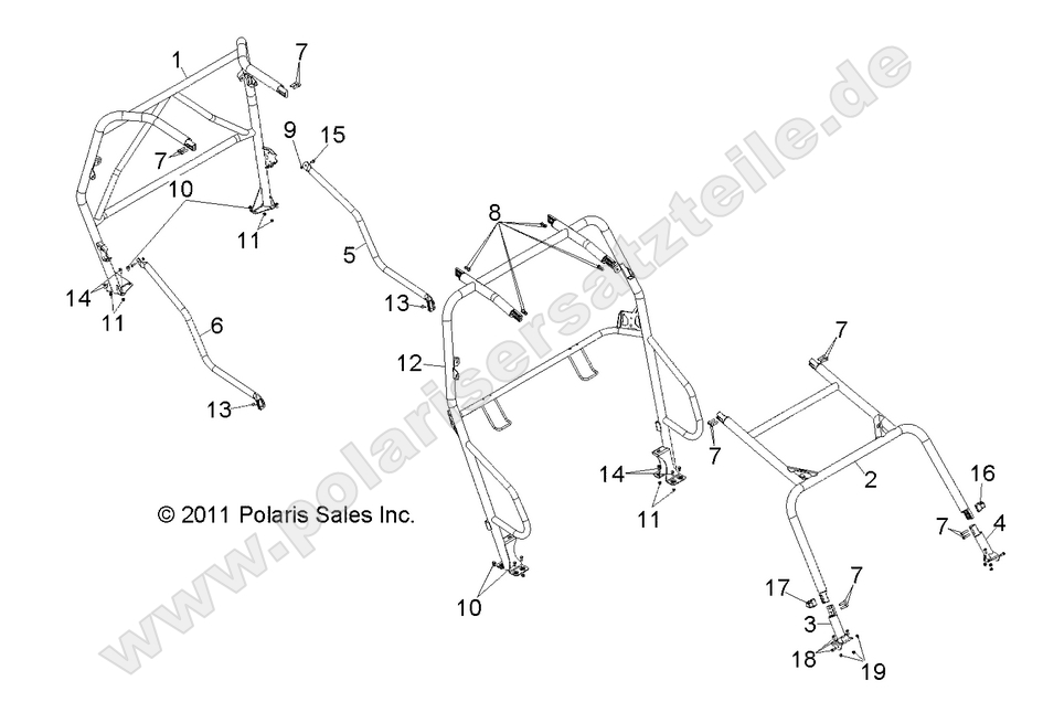 CHASSIS, CAB FRAME and SIDE BARS CHASSIS, CAB FRAME and SIDE BARS