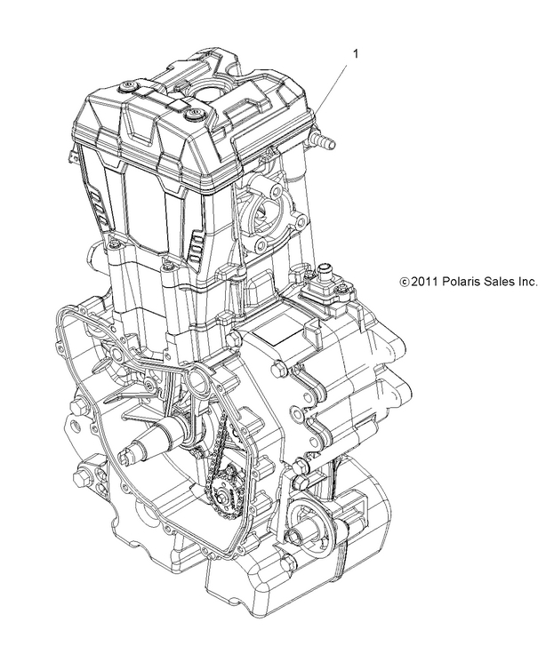 ENGINE, LONG BLOCK ENGINE, LONG BLOCK