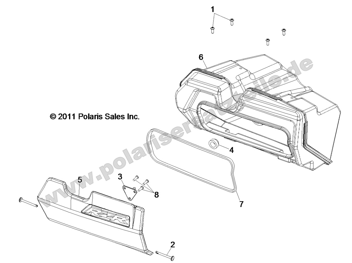 BODY, GLOVEBOX BODY, GLOVEBOX